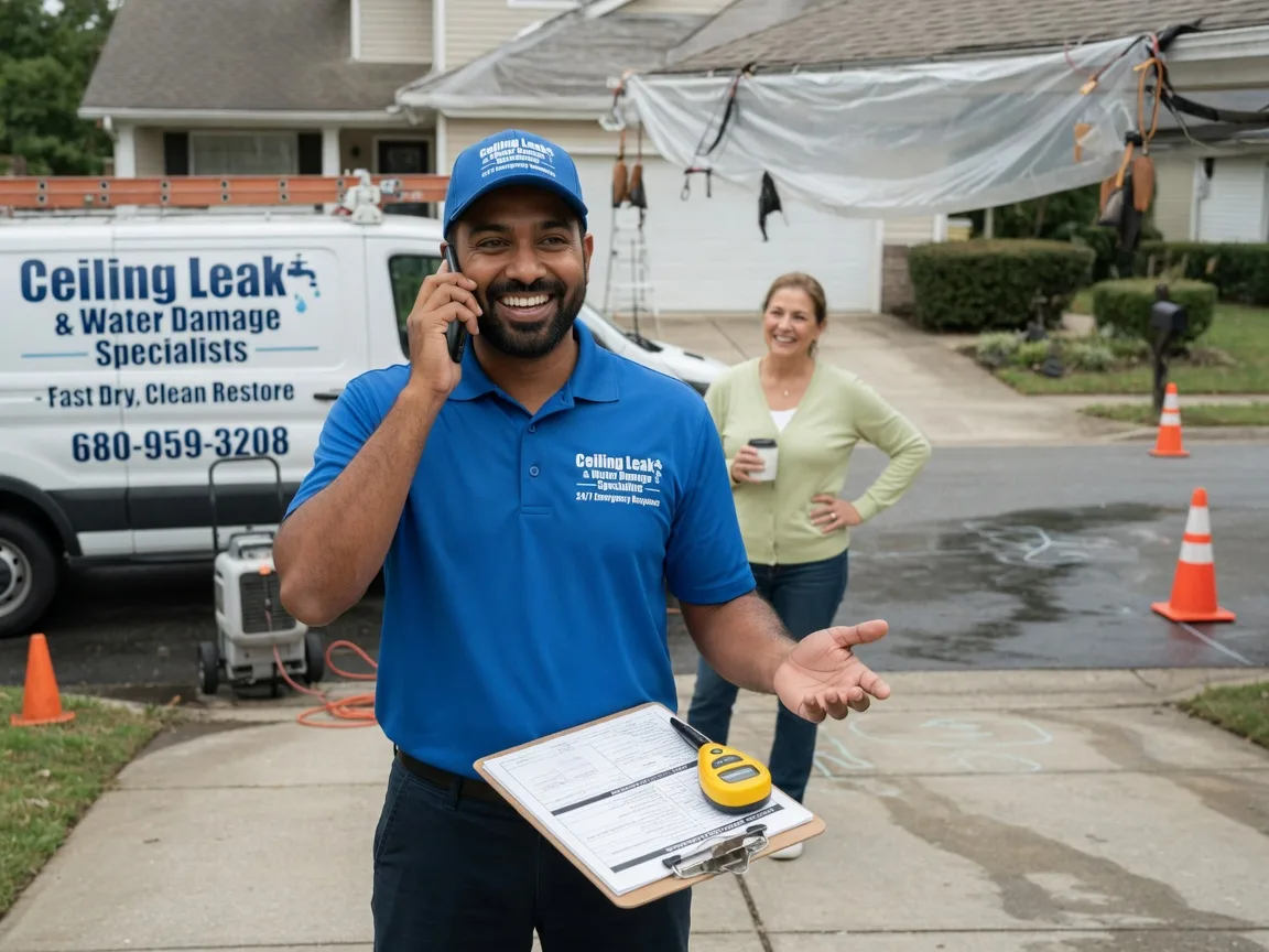Ceiling Leak Cleanup Mercer, WI FAQs